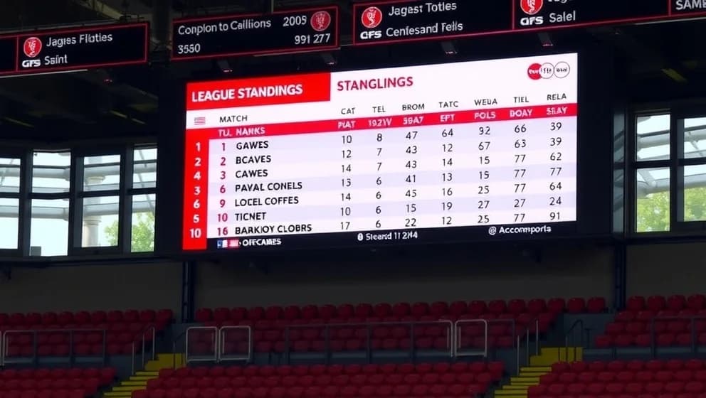 Poängställning i Nottingham Forest FC