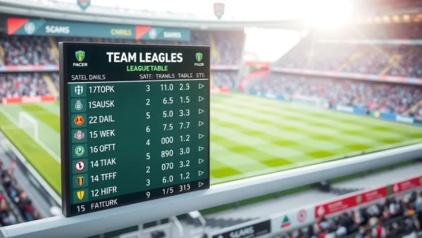 Poängställning i Västerås SK FK