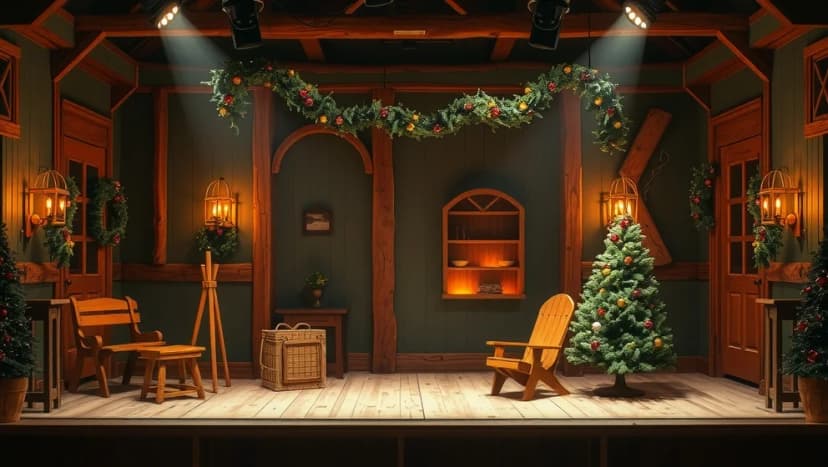 Tomten är far till alla barnen teater