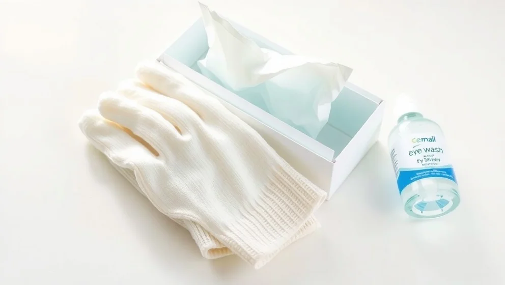 Varför du aldrig bör torka tårar utan handskar