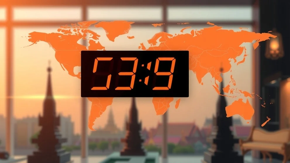 Vad är klockan i Thailand
