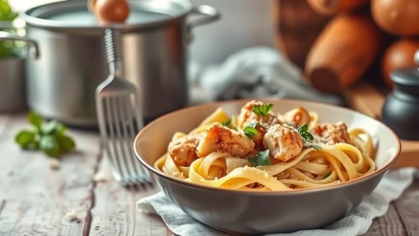 Världens godaste pasta med kyckling