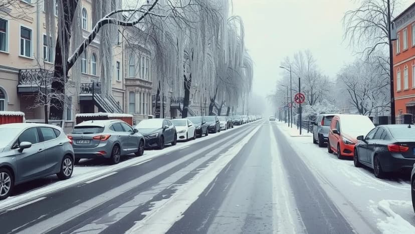Varning för snö och is i hela Sverige